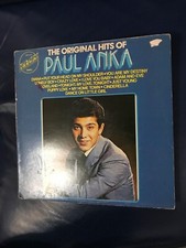 PAUL ANKA 1974 14 TRACKS  L.P. THE ORIGINAL HITS OF PAUL ANKA. C.B.S. RECORDS. 