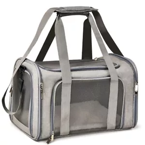 Large/MediumPet Carrier Bag Portable Soft Fabric Folding Dog Cat Puppy TravelBag - Picture 1 of 16