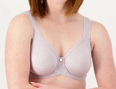 Sujetador Breezies con aros diamante brillo soporte sin forro gris perla 34B A561419 Foto 1 de 2