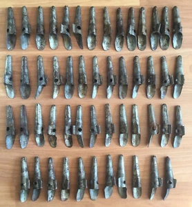 OLD VTG METAL MAPLE SYRUP SAP SPILE SPOUT TAP SPIGOT HARVEST LOT OF 50 - Picture 1 of 8