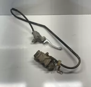 Honda CRF150F 2003 OEM pinza de freno delantera cilindro maestro manguera Nissan funcionando - Imagen 1 de 14