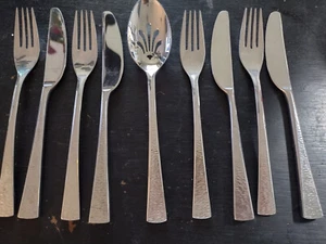 9 pcs Gorham BISCAYNE Stainless 18/10 - Picture 1 of 5