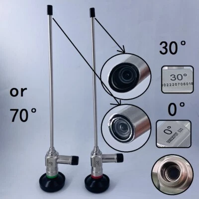 Rigid Sinus mirror ø4x175mm Sinuscope Arthroscopy Endoscope Endoscopie 0/30/70° - Image 1 of 4