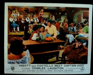ABBOTT & COSTELLO MEET CAPTAIN KIDD 1953, ORIGINAL LOBBY CARD, CHARLES LAUGHTON - Imagen 1 de 1