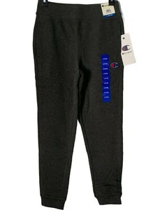 Champion Youth Athletic Jogger Pants Size L 1 4/16 Charcoal Heather NWT - Picture 1 of 11