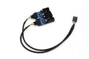 4-port USB 2.0 HUB for internal USB 9-pin expansion of  motherboard P/O - Picture 1 of 1