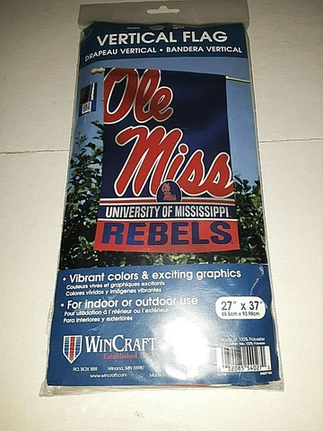 Ole Miss Rebels NCAA Vertical Banner 27" x 37" Cover