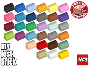 LEGO - Parte 37352 - Pendientes Curvos 1x2x1 (Pack de 5) + NUEVO + SELECCIONAR COLOR - Imagen 1 de 32