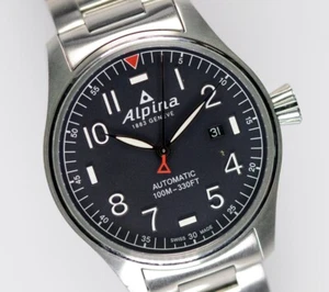 Alpina Startimer Pilot automático 44 mm AL-525X4TSP34/6 aviador acero inoxidable - Imagen 1 de 11