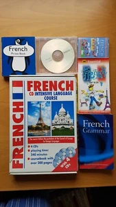 Learn French Intensive Language course / bundle, Listening, Phrasebook, Grammar - Picture 1 of 2