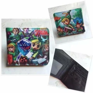 Anime Legends of Zelda Geldmünze Kartengeldbörse mit Taschenknopf Goku - Bild 1 von 5
