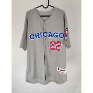 (V) Chicago Cubs  #22 MAJESTIC authentic Collection jersey sz 50 VTG 90s 1990 