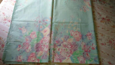 Fundas de almohada vintage Ralph Lauren Pompano King - preciosas 100 % algodón - verde púrpura Foto 1 de 4