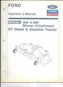 Ford 44", 48"" accesorio de cortacésped GT diésel y gasolina tractor manual del operador - Imagen 1 de 2