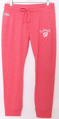 NEW Washington Nationals MLB Concepts Sport Distressed Sweats Pants Women's M Cover