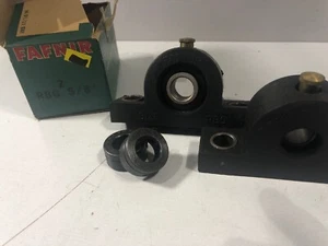 set of 2 Fafnir RBG 5/8 Rubber pillow block bearing  New Old Stock Free Shipping - Picture 1 of 5