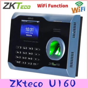 ZKTeco U160 Biometric Fingerprint Time Attendance Time Clock Time Recorder WiFi - Picture 1 of 10