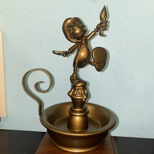 Rare Disney 30 Yr Cast Member Service Award: Jiminy Cricket Bronze Statue new - Picture 1 of 7