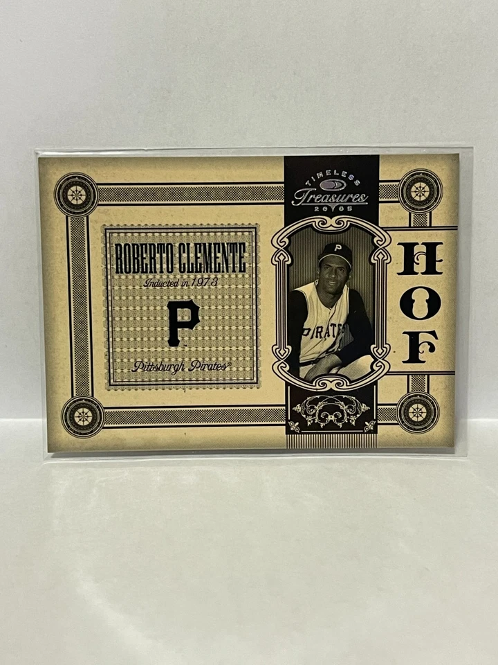 Timeless Treasures 2005 patio plata #21 Roberto Clemente #d/500 Foto 1 de 2