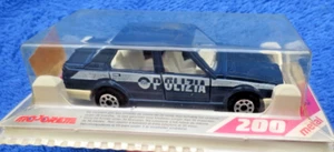 Majorette #271, Alfa Romeo 75 Milano Polizia,  Blue,  scale 1/55,  France - Picture 1 of 4