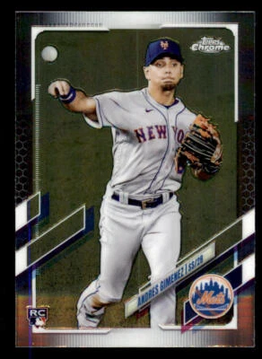 2021 Topps Chrome #88 Andres Gimenez RC - Image 1 of 2