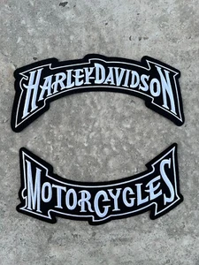 Harley Davidson. PARCHE ROCKERO BORDADO PARCHE PLANCHA/COSER EN CHAQUETA PARA ESPALDA - Imagen 1 de 2