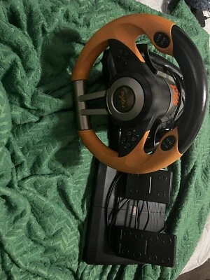 PXN V3II Pro Racing Car Gaming Steering Wheel with Pedals - Image 1 of 4