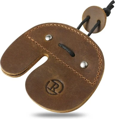 Ringsun Leather Archery Finger Tabs,Handmade Archery Finger Guard for Shootin - Image 1 of 4