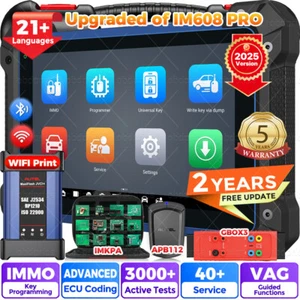 2025 Autel MaxiIM IM608 PRO II KIT IMMO Key Programming Tool G-BOX3 APB112 IMKPA - Picture 1 of 18