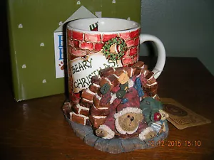 Juego de tazas y montañas rusas Boyds Bears ~s.c. KRINGLBEAR... OSO NAVIDAD~ ESTILO #390528 - Imagen 1 de 12