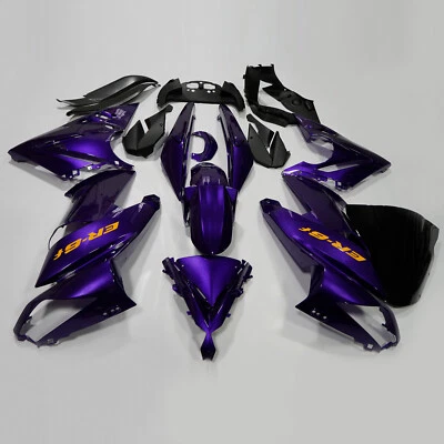 Glossy Purple Fairing Kit Bodywork Fit Kawasaki Ninja 650R ER-6f 2009 2010 2011  Foto 1 de 4