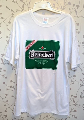 Vintage Heineken Shirt short sleeve white size Xl by sun club - Image 1 of 4