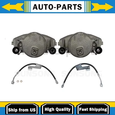 Pinza de freno delantera con mangueras lado conductor pasajero se adapta a Chevrolet C3500 6,5 L_ Foto 1 de 4