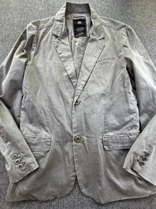 Rock Republic Blazer Herren groß grau Knöpfe Taschen Jacke Freizeit Preppy - Bild 1 von 13