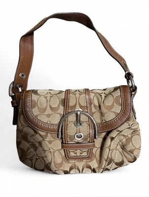 Vintage Coach  Mini Soho Shoulder Bag Brown C Pattern 10296 - Image 1 of 4