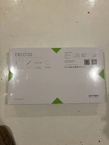 XP-Pen Deco 02 Graphics Drawing Tablet Battery-free Stylus 8192 with Roller Dial - Picture 1 of 3