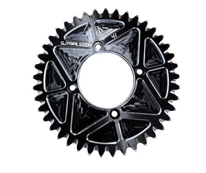 SJ TRIALS BIKE REAR SPROCKET 41 TOOTH 41T SOLID BETA TRS GASGAS SCORPA 4RT BLACK - Picture 1 of 11