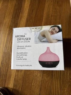 Aroma Diffuser Life Of Leisure Ultrasonic Vibration Colorful Lamp Purify - Image 1 of 4