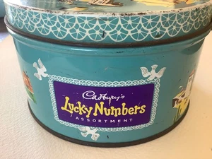 Cadbury "Glückszahlen" Schokoladendose ca. 50er-60er Jahre - Bild 1 von 10