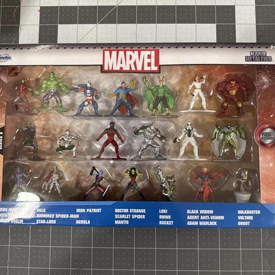 Jada Nano Metalfigs Marvel 20 Pack Series 5 1.65" Metal Figurines 100% Die-cast - Image 1 of 3