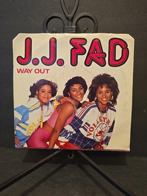 J.J. Fad Way Out / Now Really 1988 Ruthless Records 7-99285 7" Single Near Mint - Image 1 of 4