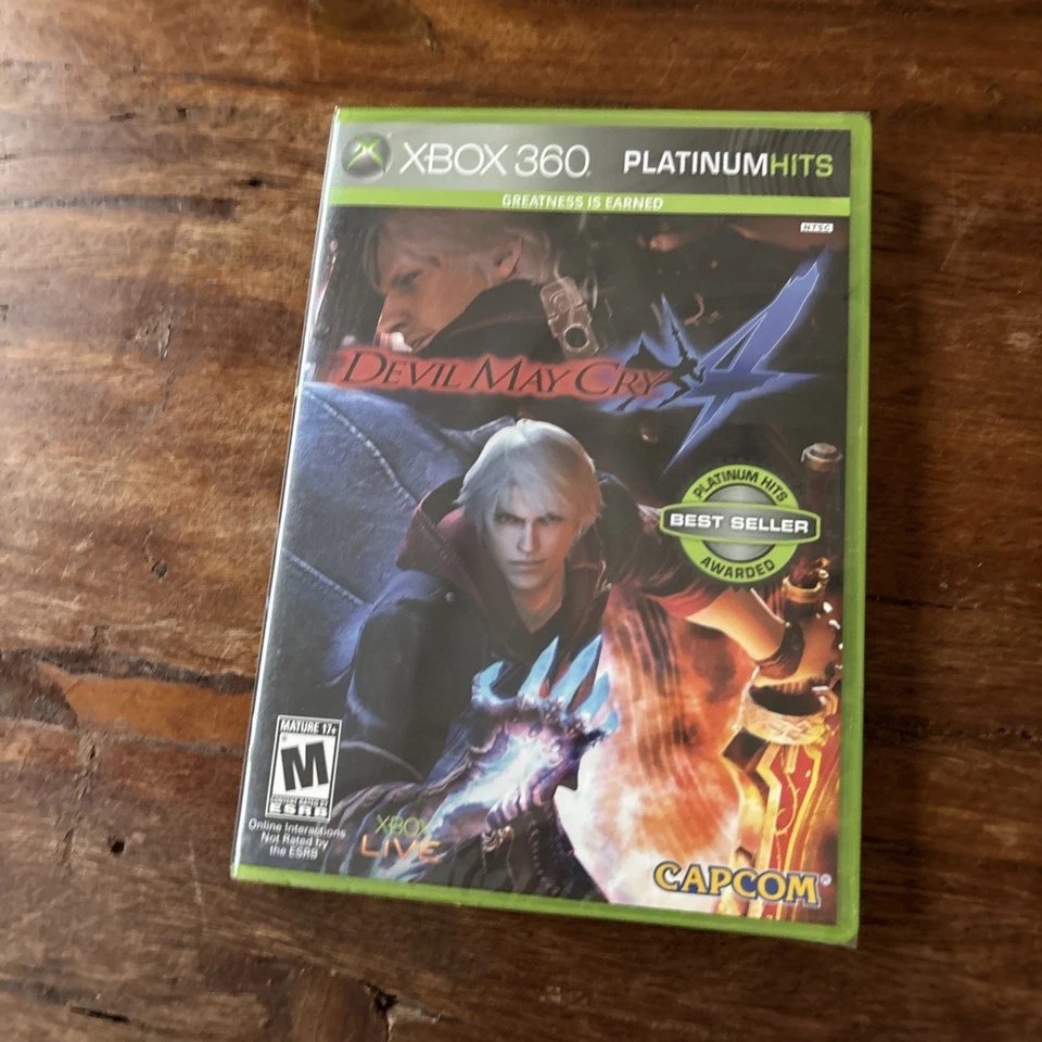 Devil May Cry 4 (Microsoft Xbox 360, 2008) NEW SEALED *Platinum Hits* - Image 1 of 1