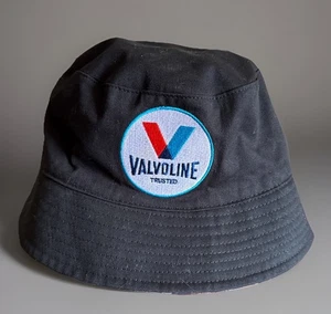 Valvoline Bucket Hat Cotton Black Outside All Over Print Inside One size - Picture 1 of 5