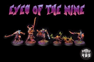 Warhammer Underworld Tzeentch Eyes of the Nine Sigmar pintado por Studio 489 - Imagen 1 de 7