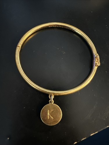 Bracciale magnetico Kate Spade placcato oro lettera K uno su un milione