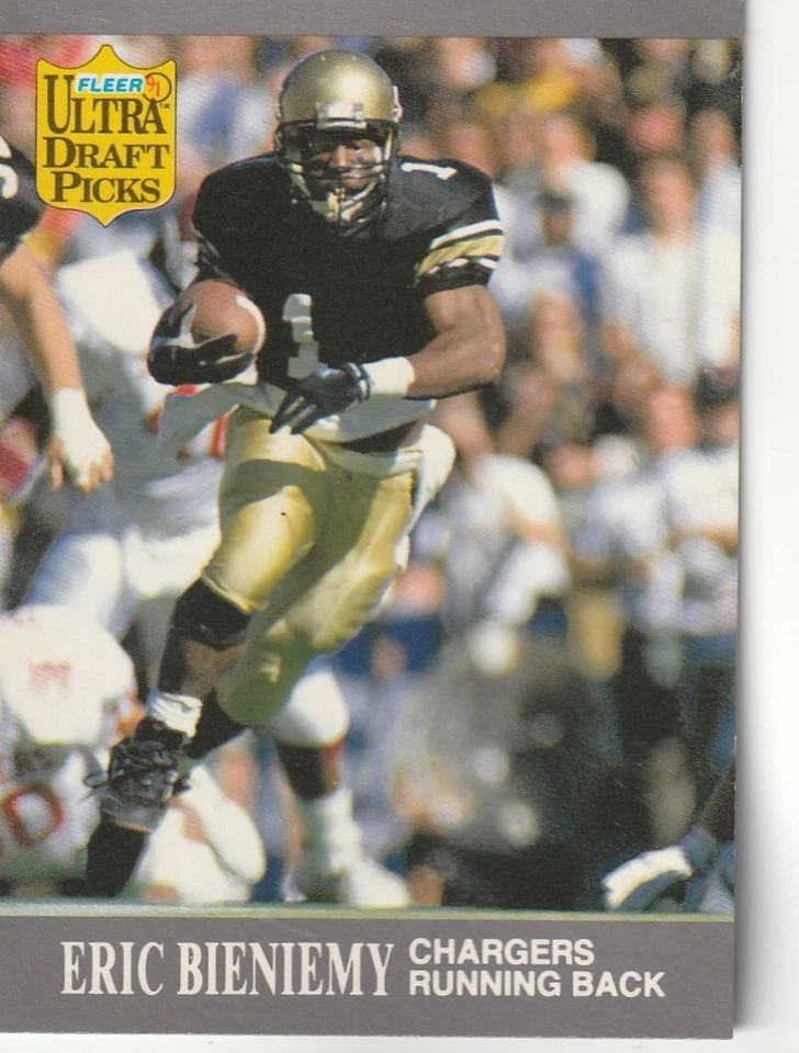 FREE SHIPPING-MINT-1991 Fleer Ultra Eric Bieniemy #280 CHARGERS - Image 1 of 1