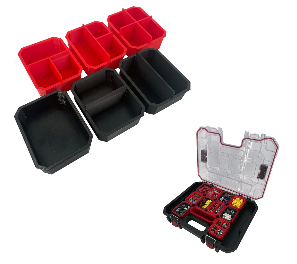 Husky Build Out Deep Organizer Compatible Small Nesting Cup Bin - Image 1 of 4