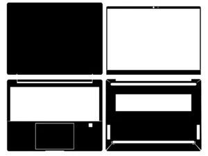 Carbon Vinyl Laptop Sticker Skin Decals for HP Book Pro14 14-EH1034tu 14" 2023 - Picture 1 of 36