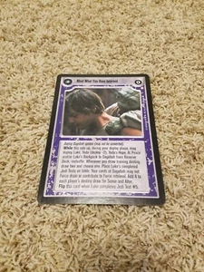 Star Wars CCG SE/Reflections I Box Topper Oversized Mind What You Have Learned - Picture 1 of 1