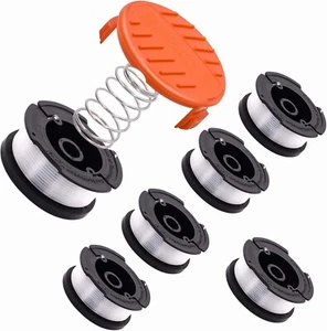 Black Decker AF-100 String Trimmer Parts Line Spool Weed Eater Edger 6PK - Picture 1 of 6